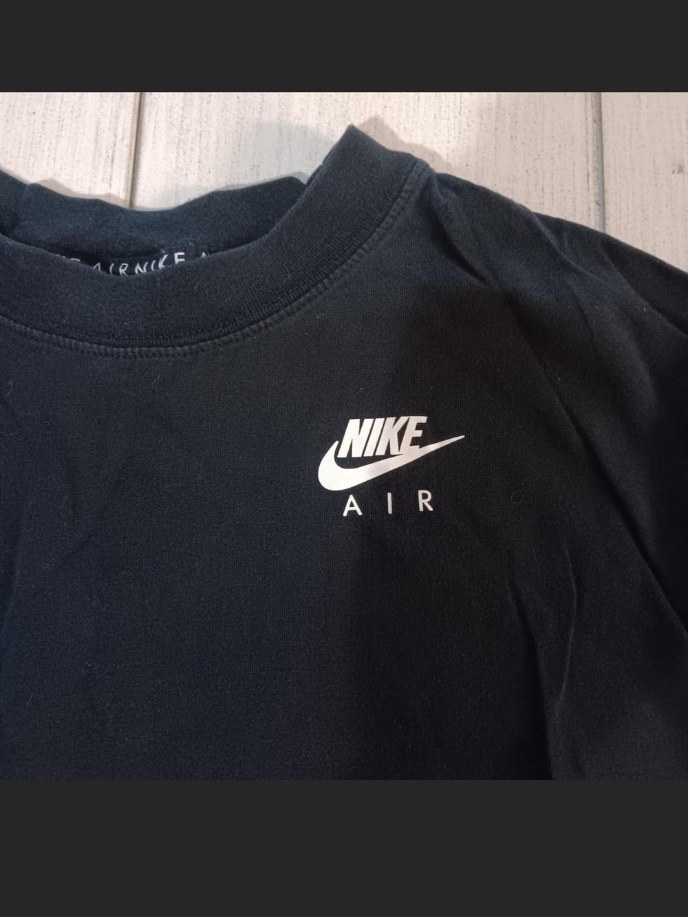 Nike Air Black Long Sleeve Crew Shirt - Picture 2 of 7